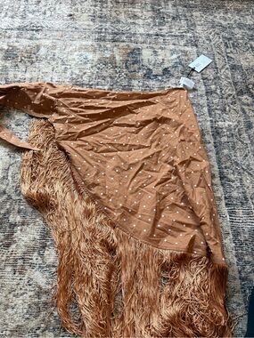 NWT Weworewhat fringe sarong size large